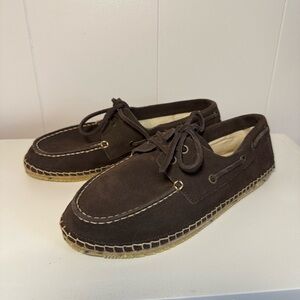 New Seavees Woman’s 11 Dark Brown Suede Loafers